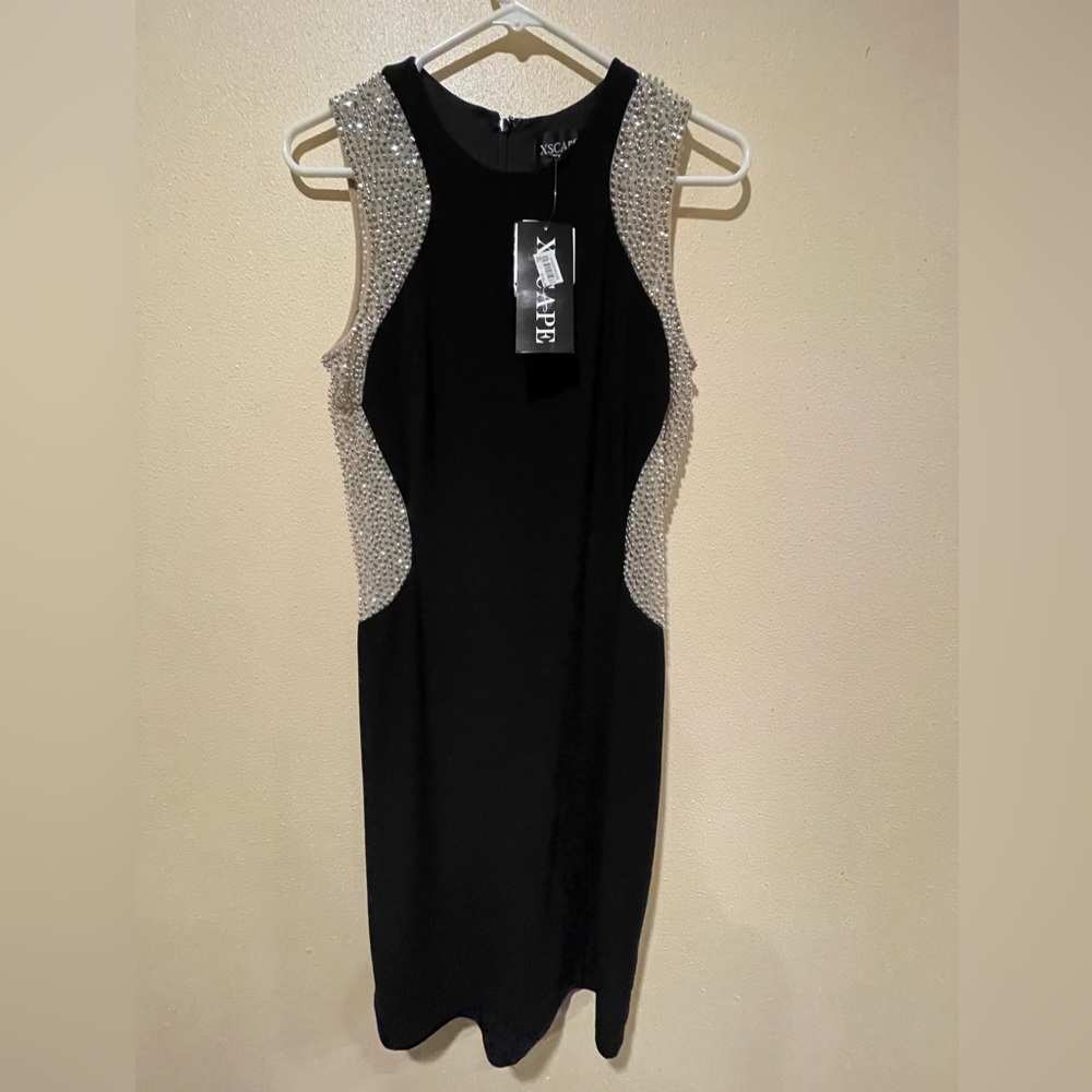 XSCAPE KNEE SIZE 10 DRESS